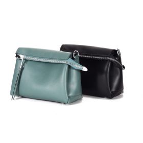Klein Klassisch Umhängetasche Mode Handtaschen Eisblau Crossbody Bag Leder